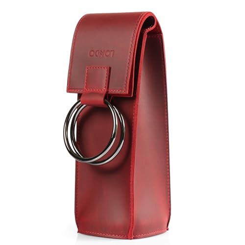 LONDO Genuine Leather Wine Bottle Holder and Carrier