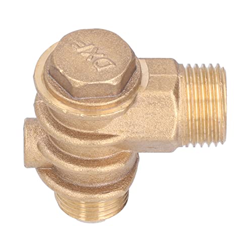 MUNEFE Clapet anti-retour de compresseur d'air à 3 ports, clapet anti-retour de compresseur d'air en laiton, pour système pneumatique hydraulique – vue 9