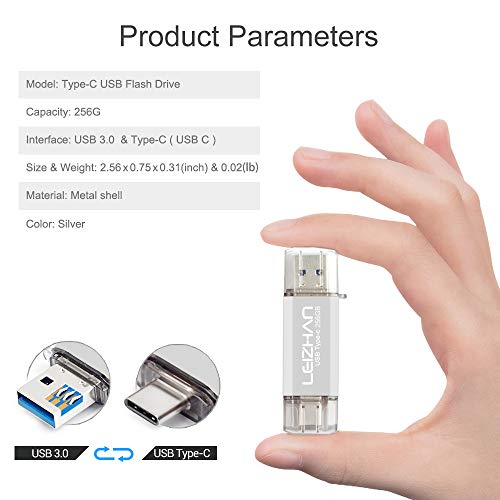 Clé USB Type C 256 Go solution mémoire saturée pour smartphone Samsung et tablette Android - 6