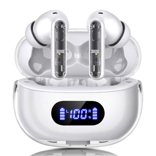 BYDTOOPCBD Wireless Earbuds P1 PRO, Earphones Wireless Bluetooth Headphones with Clear Call Mics Ear Buds, Comfortable Fit, IPX7 Waterproof Headset Long Battery Life, 30H Playtime for Sports Workout - image 1