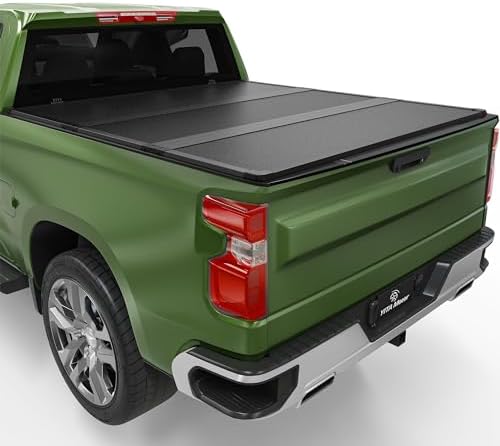 MOTORSPORTPLUS Tri-Fold 5.8ft Hard Tonneau Cover - 2019-2025 Chevy Silverado / GMC Sierra 1500 2500 3500 - View #4