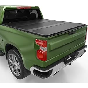 YITAMOTOR Hard Tri-fold Truck Bed Tonneau Cover Compatible with 2019-2025 Chevy Silverado/GMC Sierra 1500 New Body Style, Fleetside 5.8 ft Bed 5'9" Hard 3-Fold 2019-2025 1500 new body