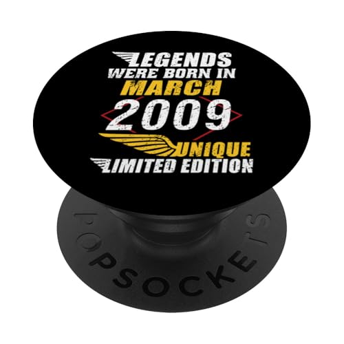 Cumpleaños Marzo 2009 Edición Limitada Regalo March 2009 PopSockets PopGrip Intercambiable
