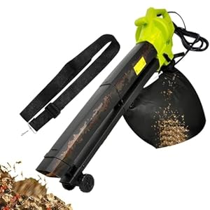 Qyoegsq 3-in-1 Elektrischer Laubsauger 3000W