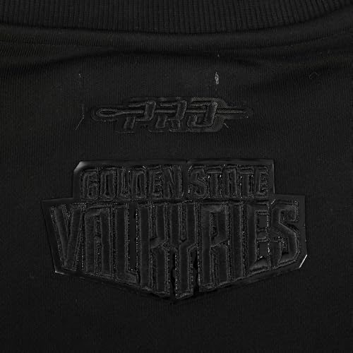 Pro Standard Womens WNBA Golden State Valkyries Classic Triple Black Crewneck Sweatshirt Black L by Pro Standard - Used condition - Image 5