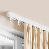 Raumteiler für Vorhänge, zur Wandmontage, 4,9 m, ideal für Wohnzimmer...