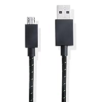 Vista 6 de Cable de carga micro USB trenzado de 8.9ft de largo para control de Microsoft Xbox One
