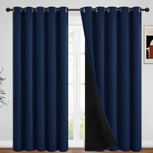 Yakamok Navy Blue Blackout Curtains Review: Total Darkness & Style for Your Home?