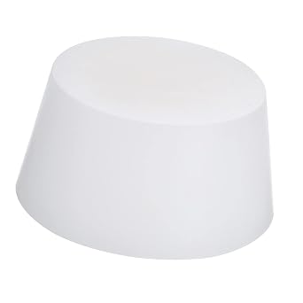 Solid Rubber Stopper 1 Pcs Silicone Rubber Solid Bungs Laboratory Pipe Tank Bottle Sealing Plug Tapered Bung 64.7-76mm Diameter Soft Flexible Transparent Lab Stoppers 14#