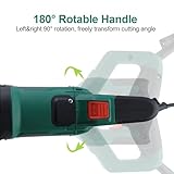 Reciprocating Saw, POSENPRO 710W Electric Wood Saw Sabre Saw, 20mm Stroke Length, 0-2800SPM Variable Speed, Rotary Handle +/- 90° for Wood, Metal, PVC Pipe Cutting - Image 3