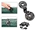 Shade Cloth Plastic Clips (Round) - Joyeyou B074CG2W4J, Attachment and Placement for Sun Shade Net, Anti Bird Netting, Garden Netting, Shade Netting, Shade Fabric Accessories, (20 Count) Pack, Black