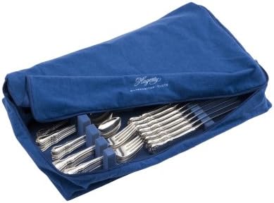 Hagerty Zippered Flatware Storage Drawer Liner and Holloware Bag Bundle for Silverware and Silver Storage image 4