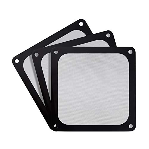 Silverstone Technology SST-FF143B-3Pk 140mm Ultra Fine Fan Filter with Magnet Cooling, Compatible with Most 140mm Fans or Vents by SilverStone - Used condition - US$14.24