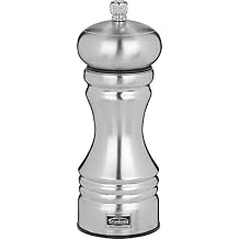 Trudeau Professional Stainless Steel 6 Inch Pepper Mill