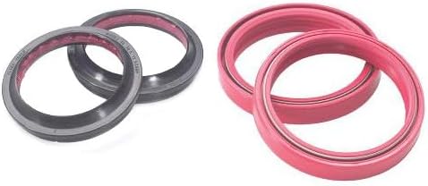 Outlaw Racing Fork Oil Seal and Dust Seal Kit – Triple Lip Seal Design Dust Wiper – EXCeeds OEM – Prolongs Seal Life by 3 to 5 Times Over OEM Seals