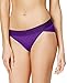 Calvin Klein Womens Striped Thick Band Bikini Panty Purple S