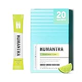 Humantra Electrolytes Powder - Himalayan Lime Flavor, 20ct - Powdered Hydration Sachets - Plant-Based Electrolyte Powder with 6 Electrolytes - Vegan, Sugar Free, Gluten Free