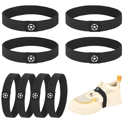 12 Pcs attaches élastiques anti-déraillement fixateurs de lacets football