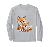 Presenta un'affascinante illustrazione di un cane Shiba Inu adulto e del suo adorabile cucciolo, che mostra il loro dolce legame. Questo simpatico design canino è perfetto per coloro che amano i loro animali domestici.