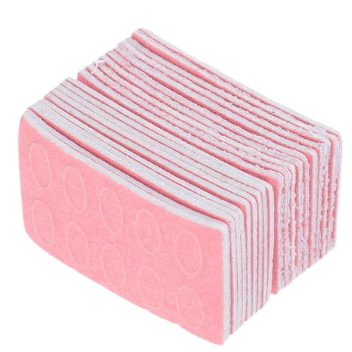 Beatifufu 200pcs Self-Adhesive Cuticle Pusher Sandpaper Sheets, Nail Art Replacement