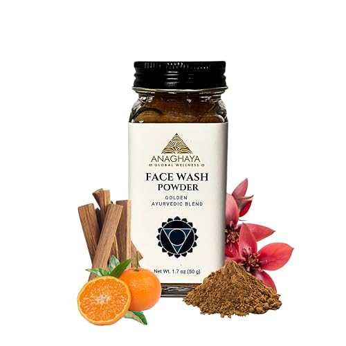 Ayurvedic Turmeric Face Wash Powder for Natural Glowing Skin - 1.76 Oz