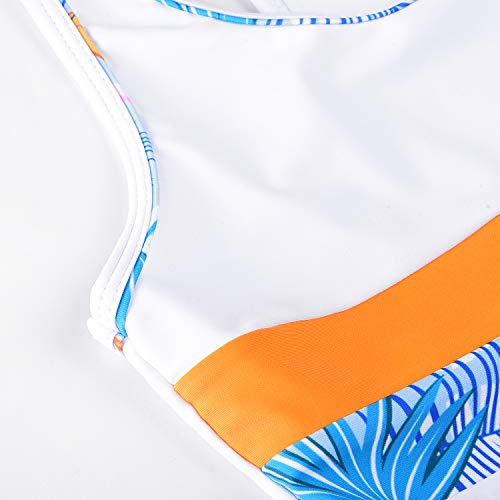 Image of Uhnice Girls Swimsuit Two Piece Tankini Swimwear with Boyshort
