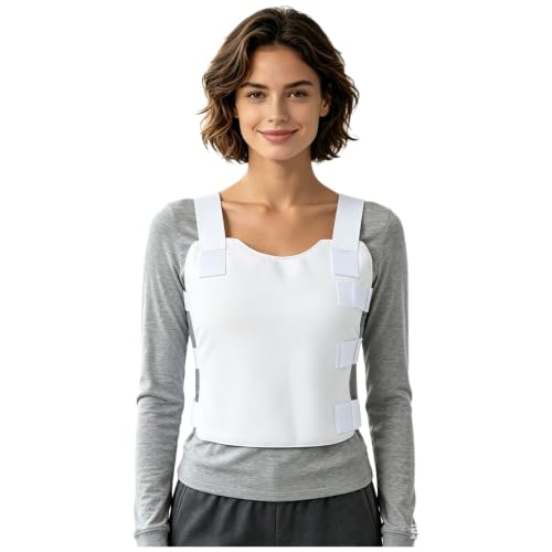 JEYPINMI Women Torso Stabilization Muscle Support Body Support White Medium