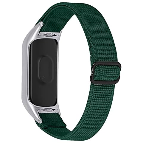 GhrKwiew Mi Band 4 Replacement Strap, Soft Nylon Sport Watch Band Replacement Slim Elastic Bracelet Stretchy Solo Loop Wristband Accessories for Xiaomi Mi Band 3/ Mi Band 4 (L01) Cover