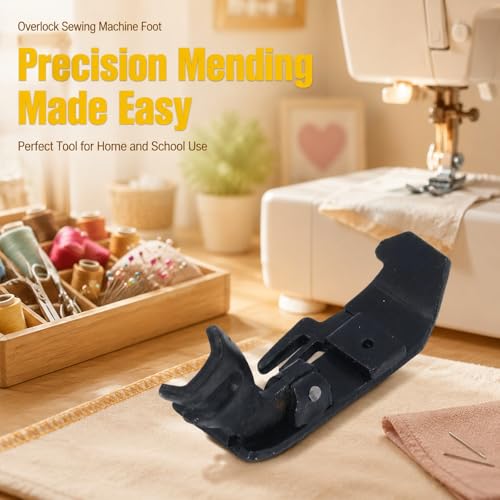 Prensatelas Overlock para máquina de coser doméstica de acero inoxidable miniatura 2