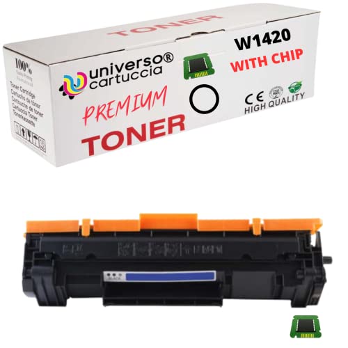 universo cartuccia® 142A W1420A (con chip) Cartucho de tóner compatible con HP M110, M110W, M139, M140, M140W, no se puede usar en HP+