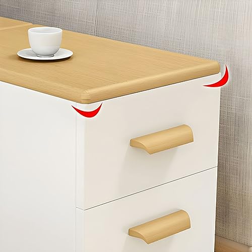 Table de bout en bois naturel table d'appoint moderne grand espace rangement - 6
