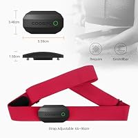 COOSPO H808S Brustgurt Pulsmesser ANT+/Bluetooth, Premium Herzfrequenzmesser Pulsgurt Sensor HRM-Messung Pulsgurt IP67 Wasserdichter, Kompatibel mit Polar, Elite HRV, Wahoo, Garmin, Strava – Ansicht 5