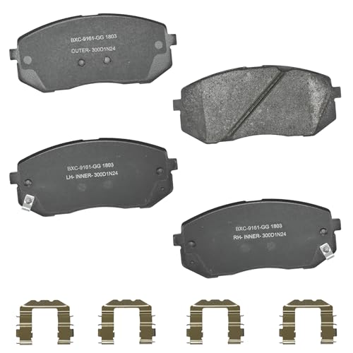 Image of Bendix Premium SBC1803 Ceramic Front Brake Pads for Hyundai Kona Electric 2021-2019, Sonata 2015, Sonata 2019-2018, Kia Niro EV 2022-2019, Optima 2016, Optima 2020