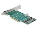 Produktbild Delock 89045 PCI Express x8 Karte zu 2 x intern NVMe M.2 Key M - Bifurcation -