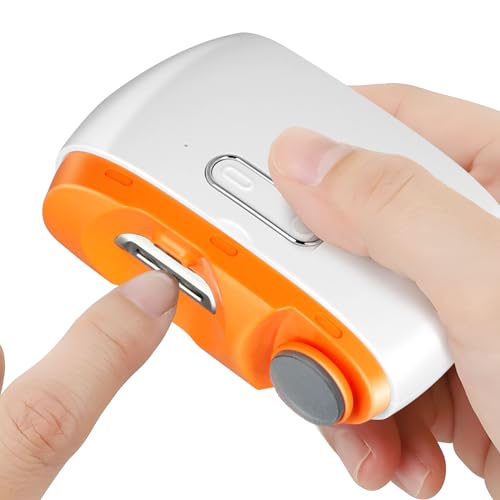 2 En 1 Cortaúñas Eléctrico,2 Modos De Tornillos,Apertura Curva,Almacenamiento De Ruinas,Rotación 360°,Cortaúñas Eléctrico Para Personas Mayores,Niños,Adultos