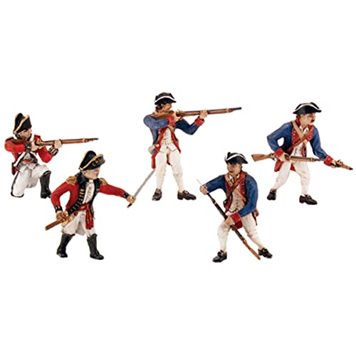 Woodland Scenics Sp4454 1.5-Inch Scene Setters Figurine, Revolutionary War Soldiers, 5/Pack #TOP1