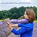 Vangoa Purple Violin Full Size for Beginner Fiddle Set, 4/4 Acoustic Violins Starter Kit for Adults Teens Girls Kids, Violin Outfit with Hard Case