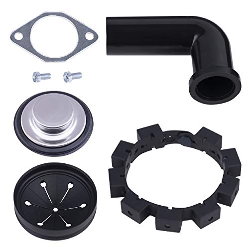 Eco Logic 10-Us-El-9-3B Garbage Disposal With Removeable Splash Guard, Attached Power Cord And Standard 3-Bolt Mounting System, Continuous Feed, 3/4 Horsepower, Black #TOP5