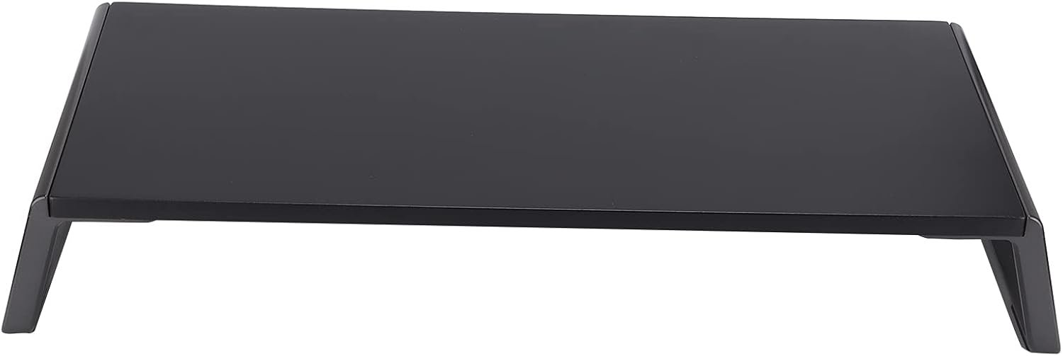 Semme Ergonomic Stand Riser for Desk with Storage for Keyboard and Accessories Wooden Design