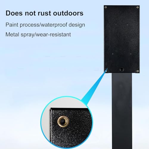Support colonne borne recharge extérieur acier robuste stable