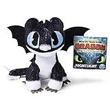 Dreamworks Dragons, Nightlight 8' Premium Plush Dragon, for Kids Aged 4 & Up