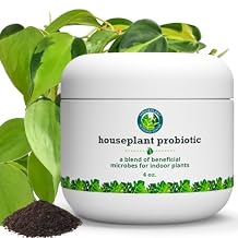 Houseplant Soil Conditioner & Probiotic Organic Growth Booster 1-1-4 for Rejuvenating Tired Plants | Improves Soil Structure & Nutrient Availability for Stronger Roots & Fuller Leaves | 4 oz