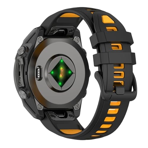 [�����ȓX] �N�C�b�N�t�B�b�g Fenix8 �o���h �ɓK��Garmin FenixE 6 6X Epix Pro Gen 2 51mm 47mm �_�u���J���[ �V���R�� 22mm 26mm �X�g���b�v �ɓK��Garmin Fenix 7X 7(Black