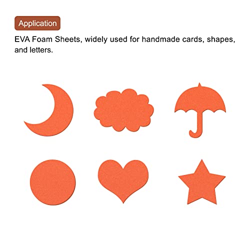 uxcell EVA Foam Sheets Orange 12 Inch x 9 Inch 2mm Thickness for Crafts DIY Pack of 30 by uxcell - Image 6
