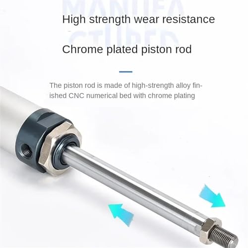 Mini cilindro de aire MAL comprimido doble de 25mm para automatización 5
