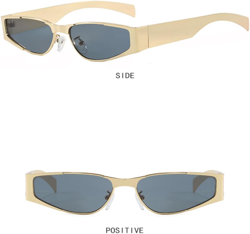 Retro Candy Color Cat Eye Sunglasses Women Fashion Rivets Outdoor Sports Punk Men Trending image 4