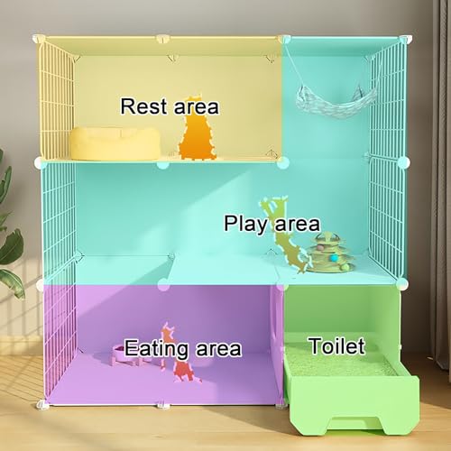 Maison pour chat amovible pour sécuriser vos animaux pendant vos absences