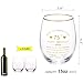 Calltoge Inspirational 1951 75th Birthday Gifts for Women Men 15oz Wine Tumbler Red Wine Glass Cup Behind You All Your Memories Before You All Your Dreams