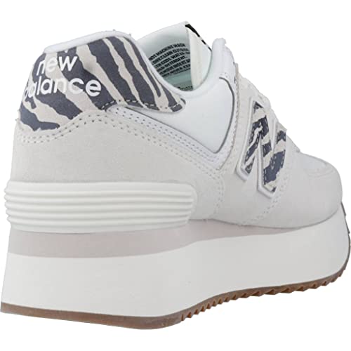 Image of New Balance Women's wl574 zdd platf Beige shoes., white, 6 AU