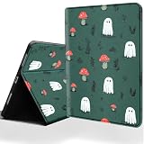 DSRGRGFDJ Tablet Case for Samsung Galaxy Tab S8/S7 11 Inch 2022/2020 Model (SM-X700/X706/T870/T875/T878),Auto Wake/Sleep and Multi-Angle Adjustable Stand Cover - Ghost Mushroom Pattern